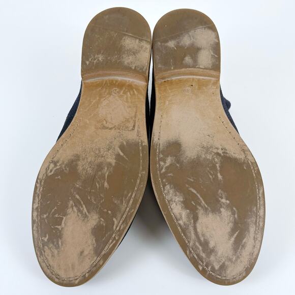 Tamaris Cigarra Blue Suede Leather Ankle Boots Size 39 Minimalist Casual Classic - Picture 13 of 15